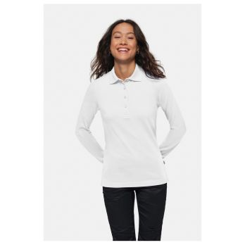 Damen-Longsleeve-Poloshirt mit Funktionsgewebe 215