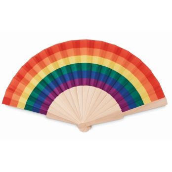 BOWFAN Fächer regenbogenfarbig
