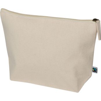 Fairtrade Kulturtasche aus Baumwolle 