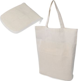 Faltbare Oeko-Tex® STANDARD 100 Einkaufstasche aus Baumwolle