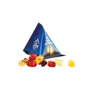 Tetraeder Fruchtgummi - 30% Fruchtsaft - 15 g