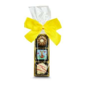 Geschenkartikel: 3er Pralinenstange Ostern