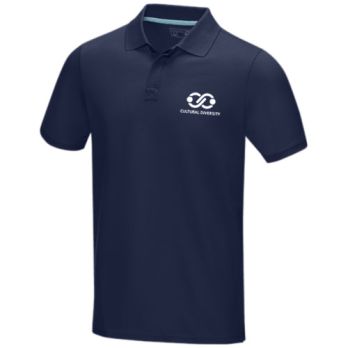 Graphite Poloshirt aus GOTS-zertifizierter Bio-Baumwolle für Herren