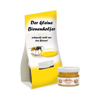 Honig im Glas in Überreichverpackung