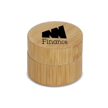 Lipbalm rund Bambus