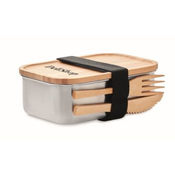 SAVANNA Lunchbox Edelstahl 600ml