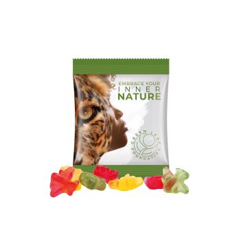 Minitüte Fruchtgummi, weiß