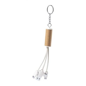 Paplen Schlüsselanhänger mit USB-Ladekabel