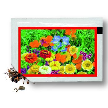 Samentütchen bunte Blumenmischung 80 x 55 mm