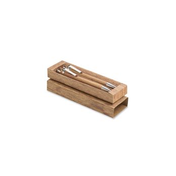 Schreibgeräte-Set Akazienholz