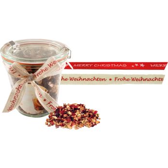 Weihnachtstee im Weckglas