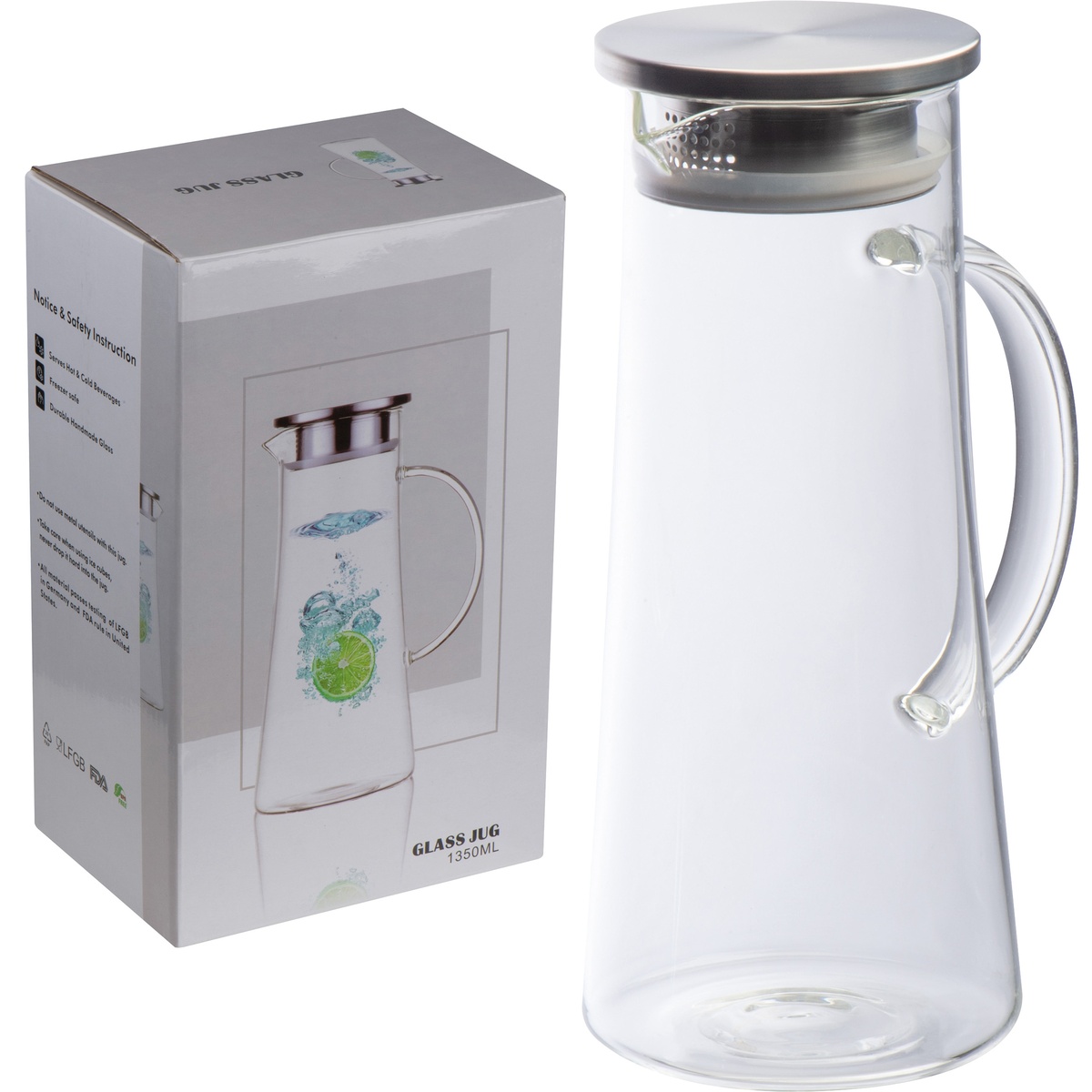 aarke edelstahlflasche 1l VIOK 1,3 L für Carbonator 3 & Luckymoose Größe:h: 20 cm   d: 15 cm