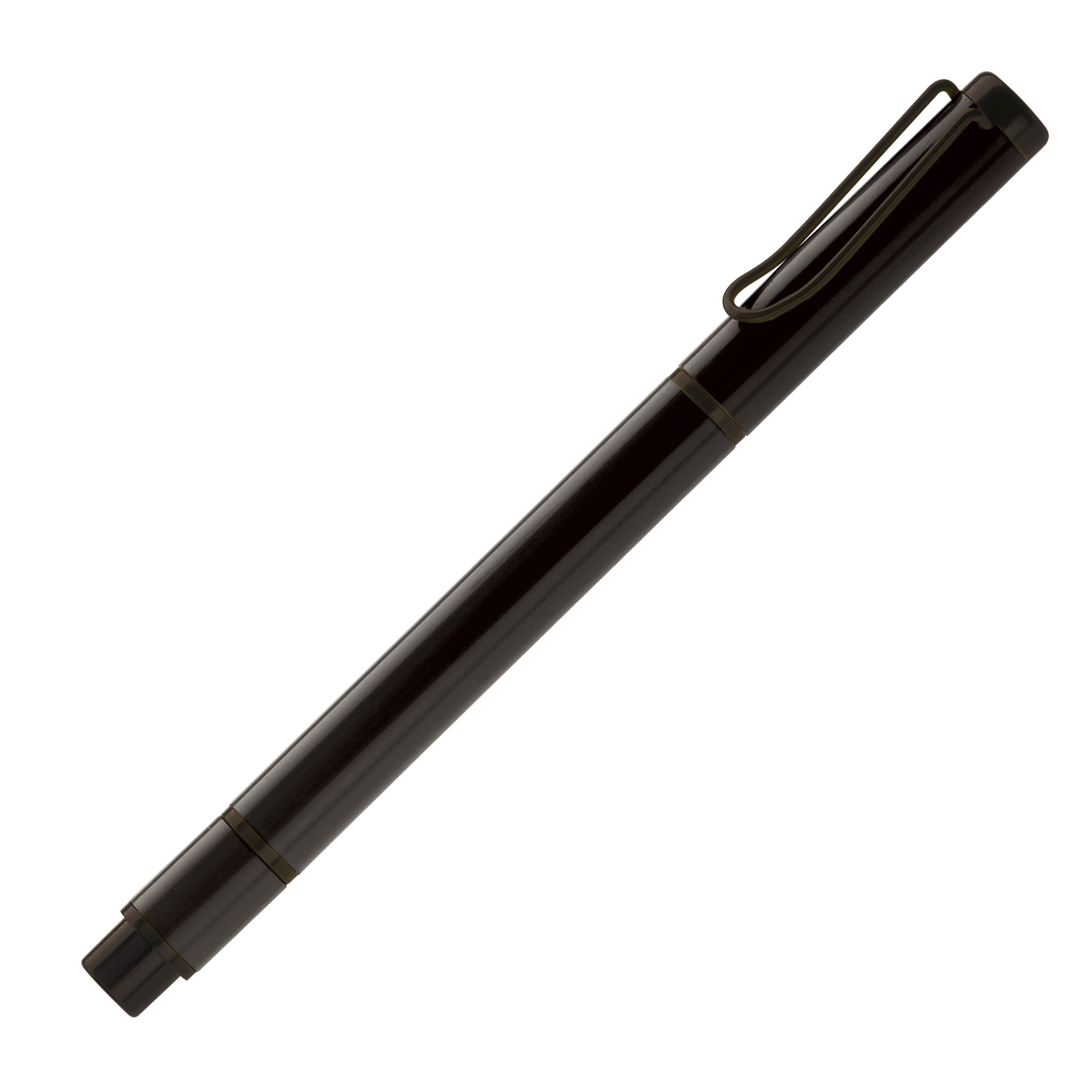 Stylischer Kugelschreiber Mit Textmarker-Ende – 1 Mm Schwarze Mine, Metallgehäuse, Ideal Für Schüler & Büro