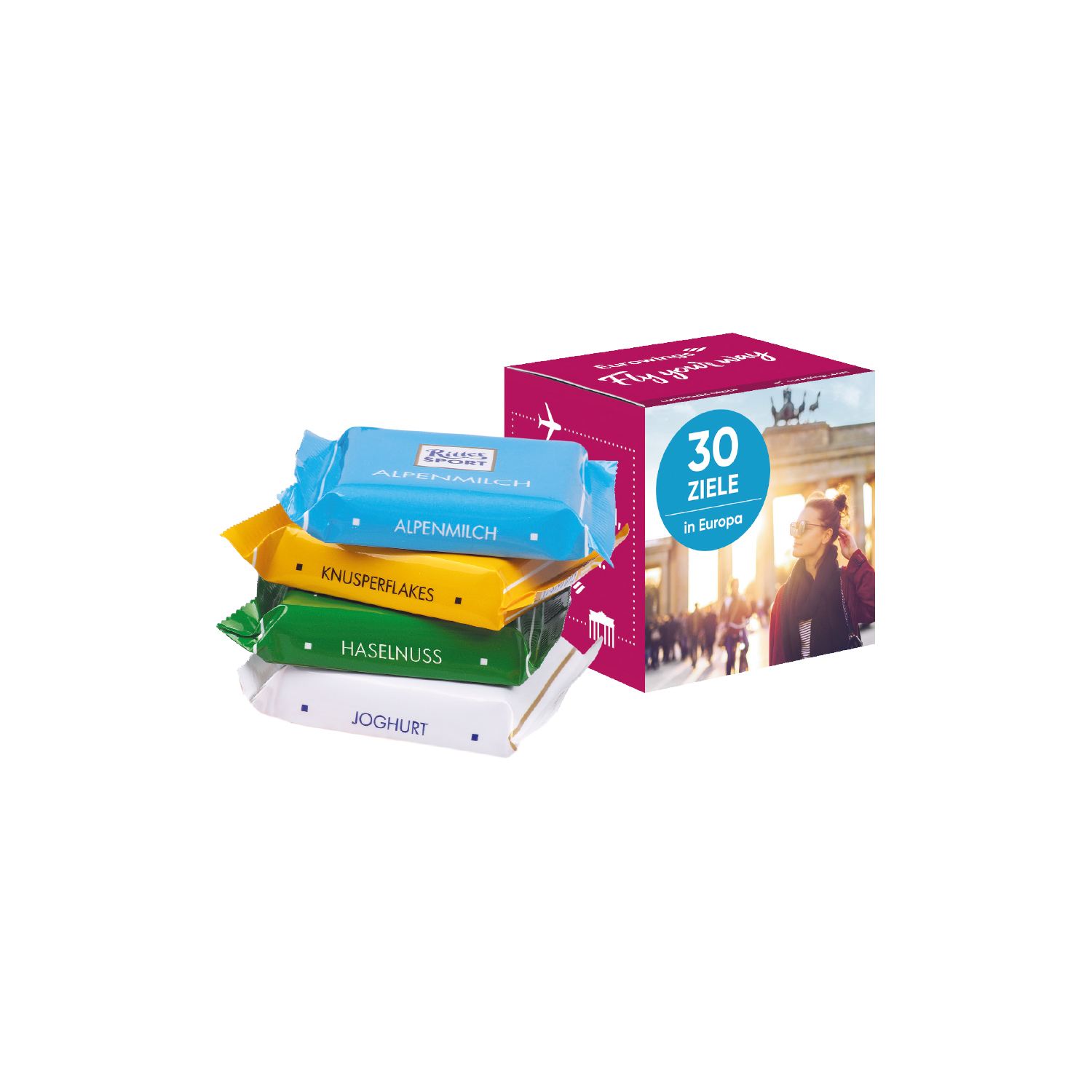 Rundum (ca. 5,7 x 5,1 x 5,2 cm)