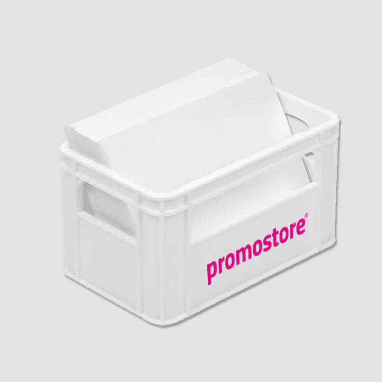 Zettelboxen mit Logo bedrucken Zettelboxen mit Logo bedrucken