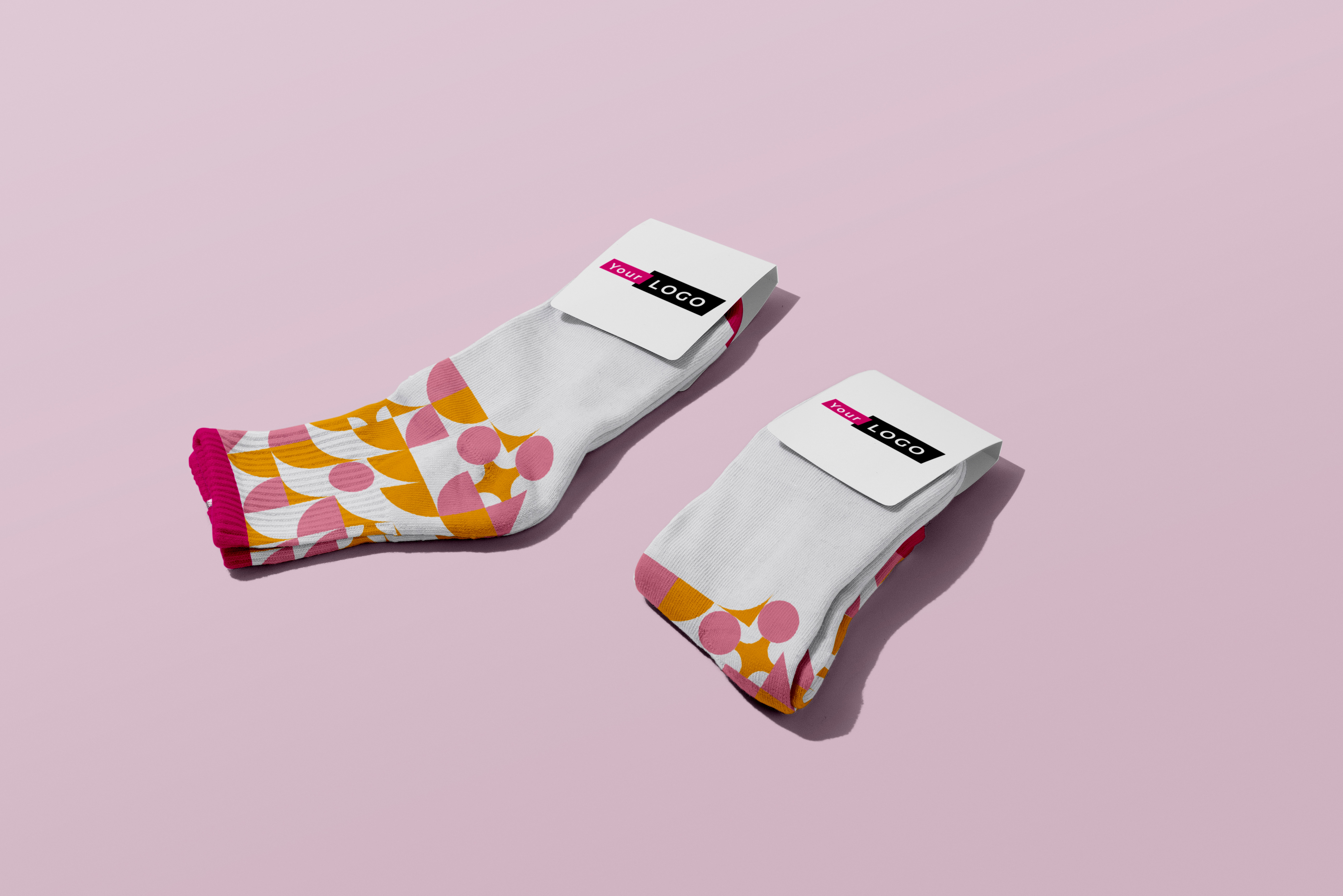 Sport Full Terry Crew Socks logo Sport Full Terry Crew Socks logo
