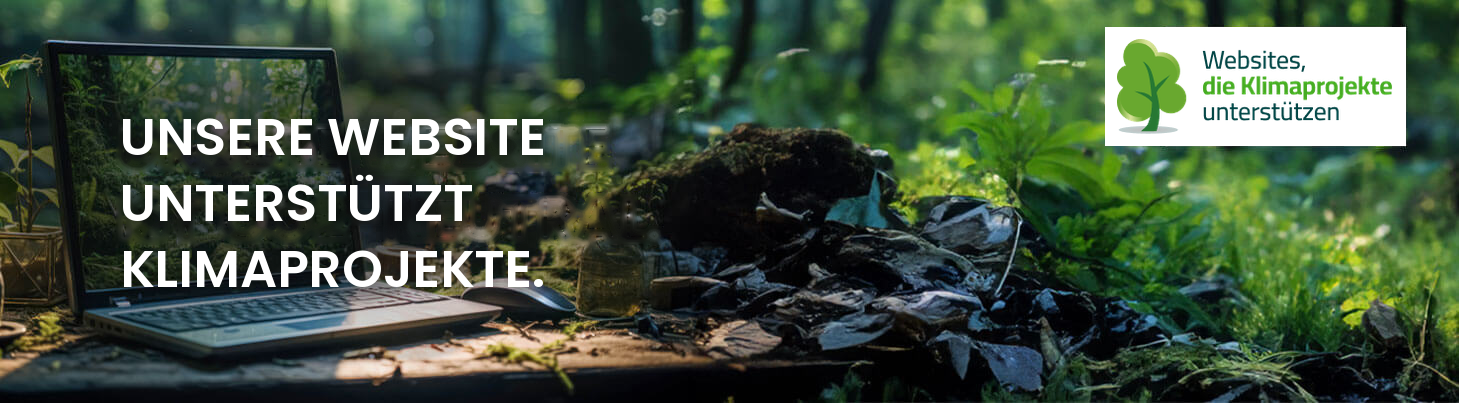 Unsere Website unterst&uuml;tzt Klimaprojekte