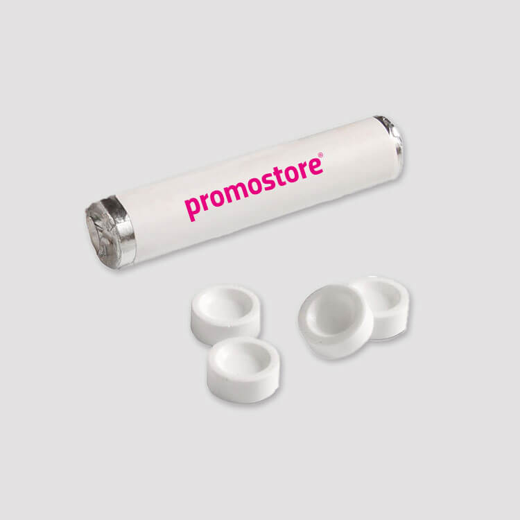 Mit Logo bedruckter Traubenzucker Mit Logo bedruckter Traubenzucker